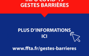Gestes barrières FFTA clubs
