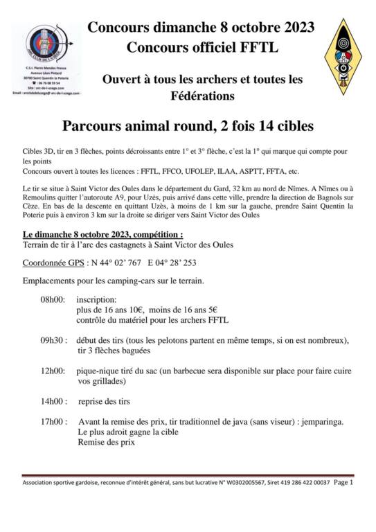 FFTL St Quentain La Poterie 08-10-2023