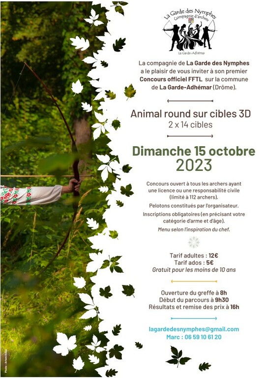 Amical 3D FFTL La Garde Adhémar 15-10-2023