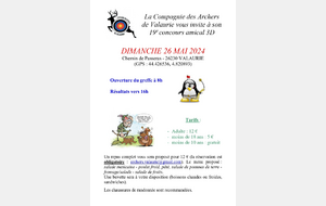 Amical 3D Valaurie 26-05-2024